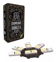 Ronda Domino Doble 6 De Caja Metálica 28 Fichas