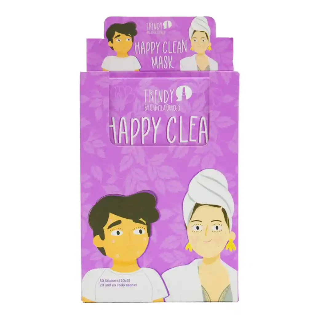 Mascarilla Happy Clean Trendy 20x3