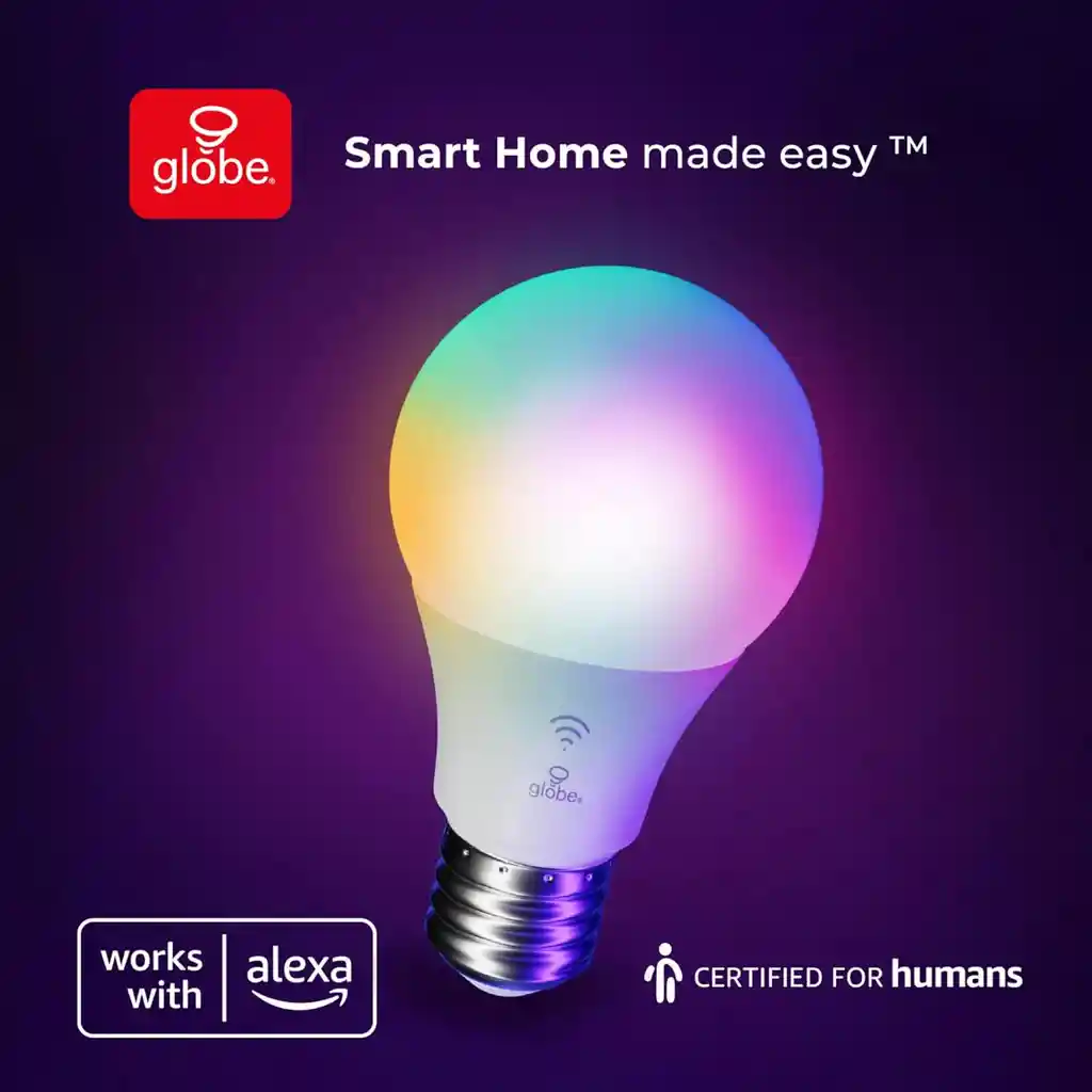 Bombillo Inteligente Wifi Globe Led Rgb Rgbcw Solo Alexa