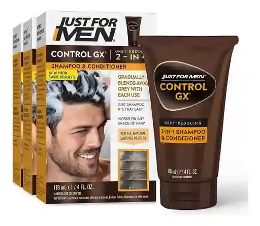 Shampoo Anti Canas Just For Men Control Gx