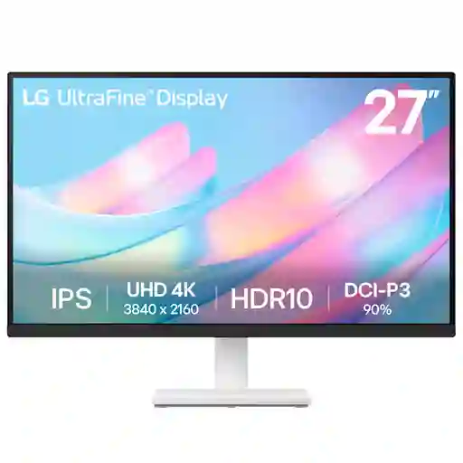 Monitor Lg 27" Ultrafine Uhd Ips 60hz 5ms (gtg) 27us500-w