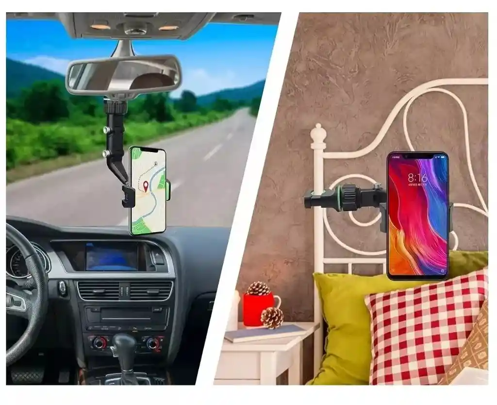 Soporte Para Teléfono Celular Para Espejo Carro Multiusos