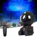 Proyector Astronauta Starry Sky Star Light Galaxy Luz Noctura Negro