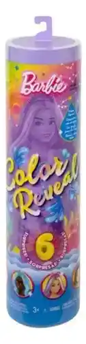 Barbie Color Reveal Con Set De 6 Sorpresas Muñeca Mattel