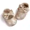 Zapatos Para Bebe Zapaticos Suela Blanda 0-6 M 11 Cm Dorado