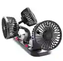 Ventilador Triple Portátil Para Carro 12v: Frescura En Tres Direcciones