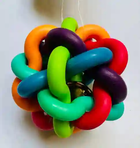 Pelota En Trenza Con Sonajero Interno