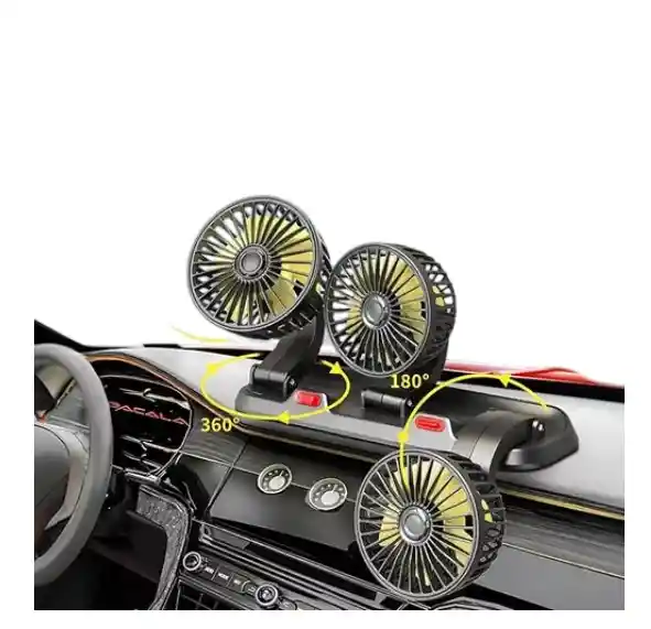 Ventilador Triple Portátil Para Carro 12v: Ventilación Completa Para Tu Vehículo