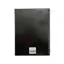 Cuaderno Cuadriculado Hombre Argollado Norma Xpresarte Pasta Dura 80 Hojas