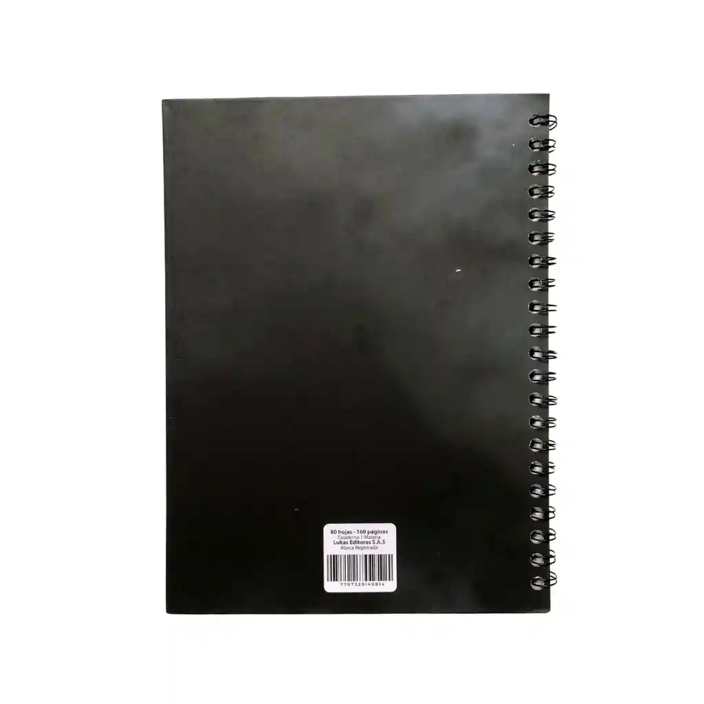 Cuaderno Cuadriculado Hombre Argollado Norma Xpresarte Pasta Dura 80 Hojas