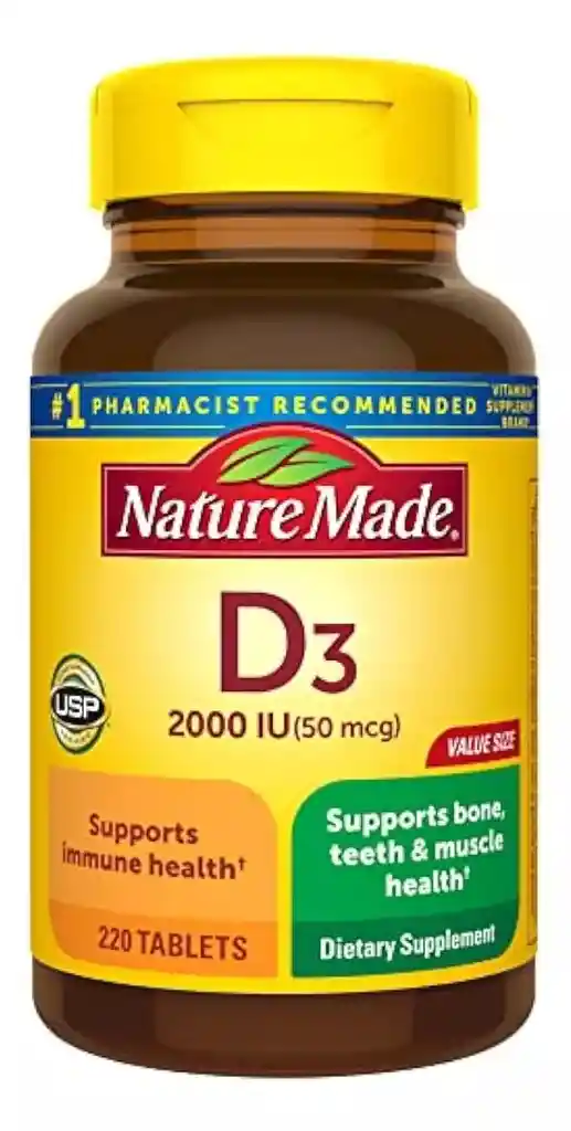 Nature Made Vitamin D3 2000 Ui