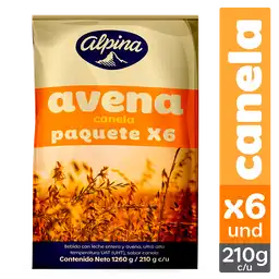 Avena Canela Alpina x6 Und Bolsa 200 g