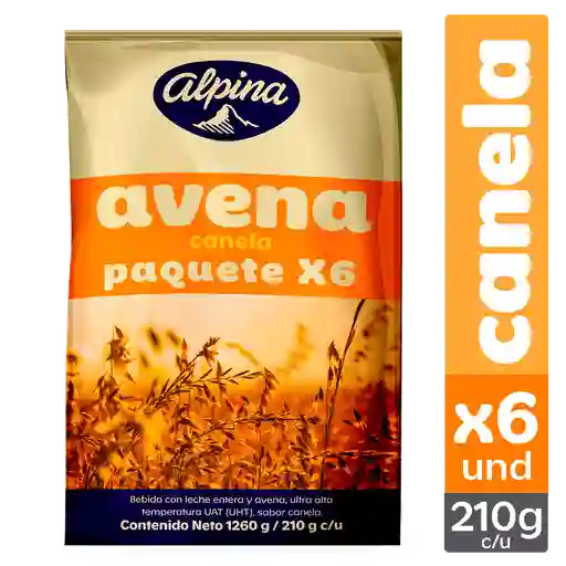 Avena Canela Alpina x6 Und Bolsa 200 g