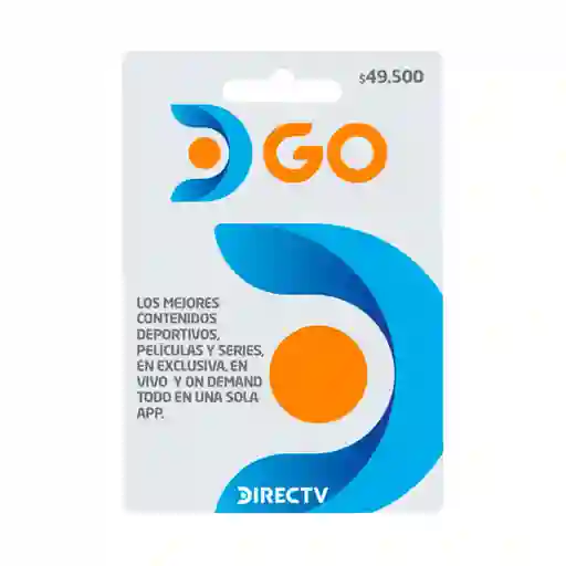 Tarjeta Física Directv Go