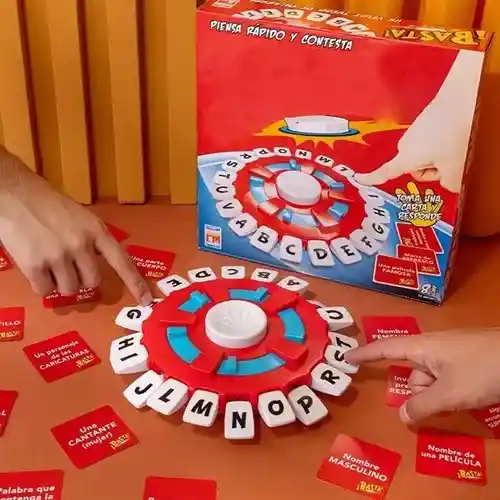 Basta Grande Juego De Mesa En Español | Basta Juego De Mesa | Quick Stop Grande