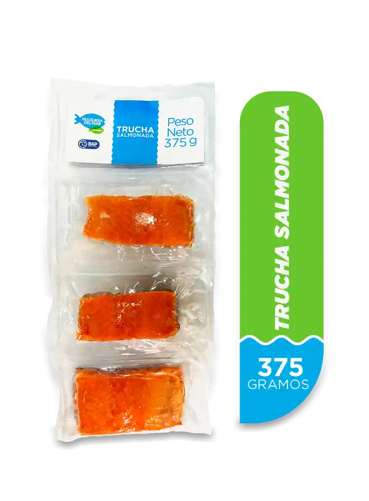 Trucha - Salmonada Porcionada Bolsa X 375 G