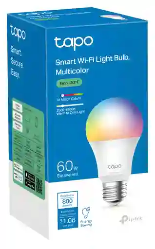 Bombillo Inteligente Tp Link Wifi Led Multicolor Funciona Con Google Home Y Alexa