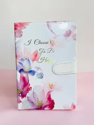 Agenda Floral Con Broche Sin Fechas Ref 2