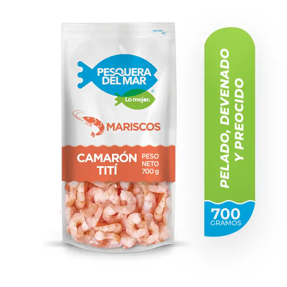 Camaron Precocido - Titi De Cultivo Bolsa X 700 G