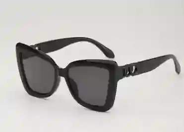 Lentes De Sol Chic Cat-eye Chunky Negro