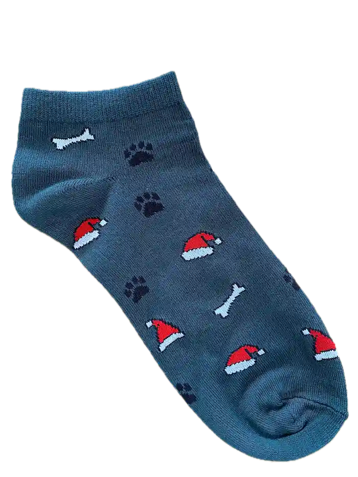 Set De Medias Navideñas Perritos Bernés Y Huellas