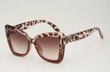 Lentes De Sol Chic Cat-eye Chunky Animal Print