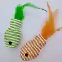 Juguete Pescado Interactivo Con Plumas * 2 Unidades