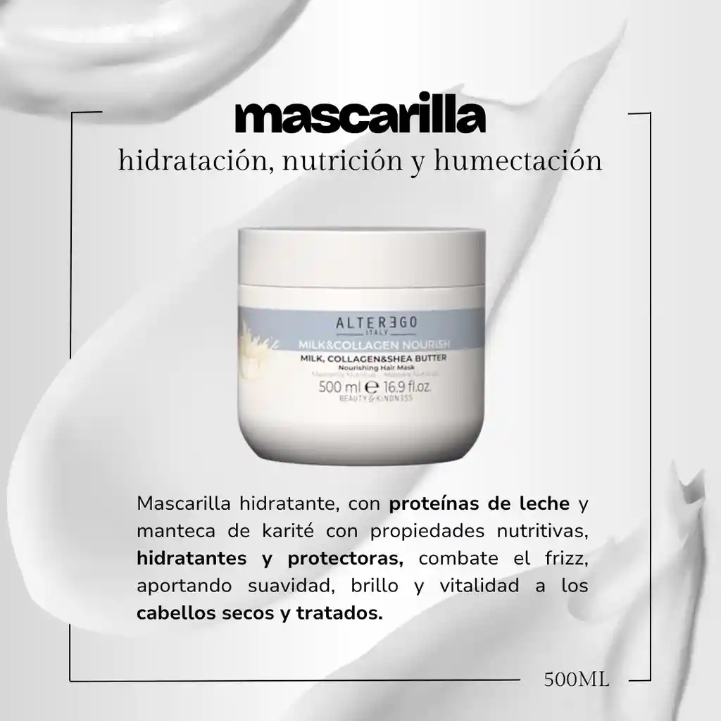 Alterego Mascarilla Hidratante Leche Y Colageno