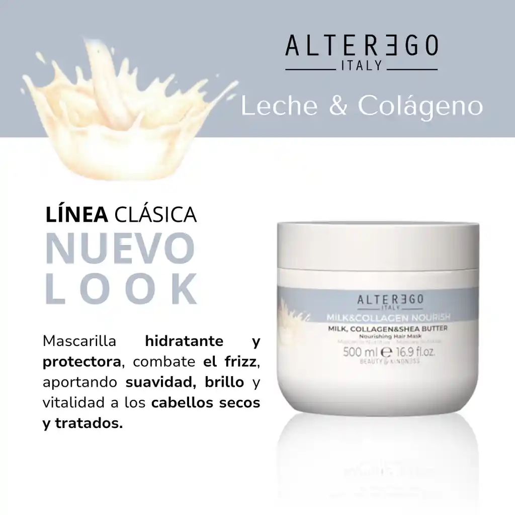 Alterego Mascarilla Hidratante Leche Y Colageno