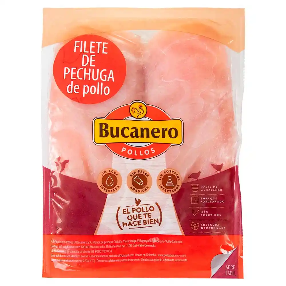 Bucanero Filete de Pechuga Congelado