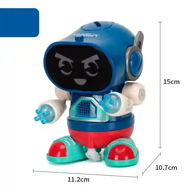 Robot Bailarín Articulado Luces Led Sonido