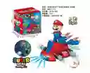 Super Mario Bros Kart Juguete Carro Con Sonido Y Luces Movimiento 360 Grados