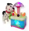 Perro Con Carrito De Helados Juguete / Música Y Efectos De Sonido / Colorido Y Movimiento