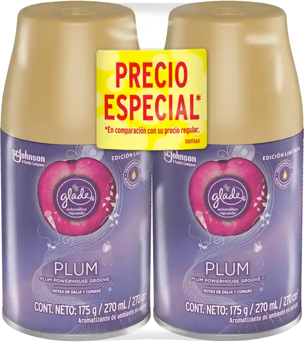 Glade Automático Rtox2 Plumpg 350G/6Co