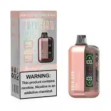 Vaporizador Priv Bar Turbo 15,000 Puffs Kiwi Straw Bubble Gum