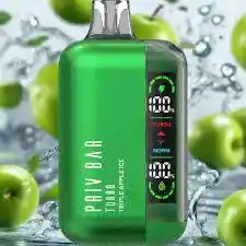 Vaporizador Priv Bar Turbo 15,000 Puffs Triple Apple Ice