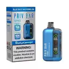 Vaporizador Priv Bar Turbo 15,000 Puffs Blue Razz Watermelon