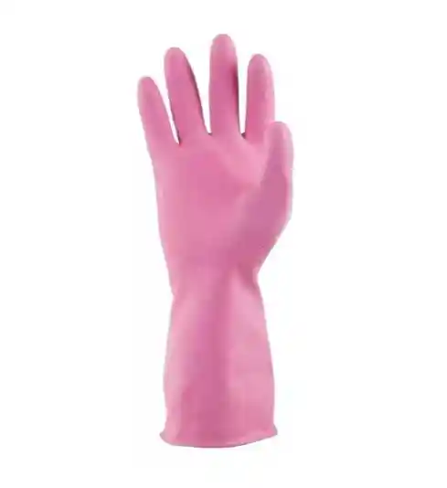 Guante Domestico Rosado Cal 18 Talla 8 Fuller		