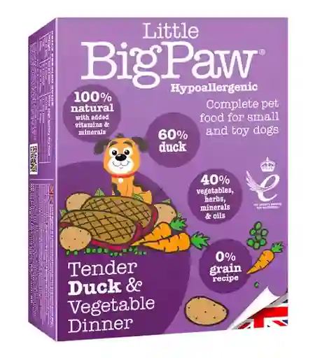 Comida Húmeda Little Big Paw Pato Y Verduras Perro