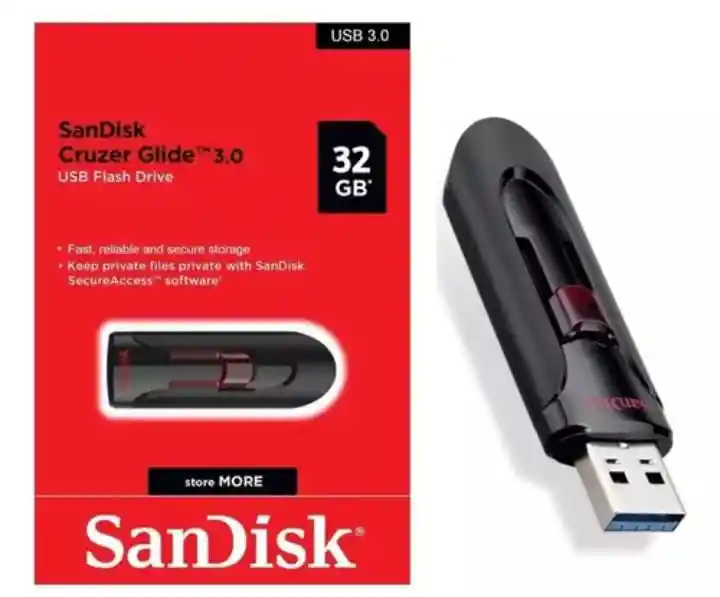 Memoria Usb Sandisk Cruzer Glide 32gb Usb 3.0