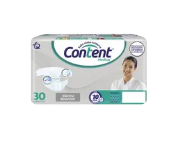 30 Pañales Talla S Content Medical X30 Unidades Nuevos Originales