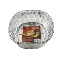 1 Molde Ovalado Hornear Aluminio Pavo Pernil Rostizar Cerdo Carnes Pollo Asado Bbq Pavera