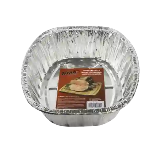 1 Molde Ovalado Hornear Aluminio Pavo Pernil Rostizar Cerdo Carnes Pollo Asado Bbq Pavera