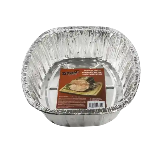 1 Molde Ovalado Hornear Aluminio Pavo Pernil Rostizar Cerdo Carnes Pollo Asado Bbq Pavera