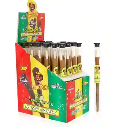 Honey Puff Hemp Cone 110 Mm Green Apple 3 Conos