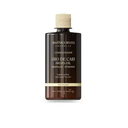 Acondicionador De Hidratación Amazônica Beleza Oro De Cari Argan Oil Conditioner 300ml