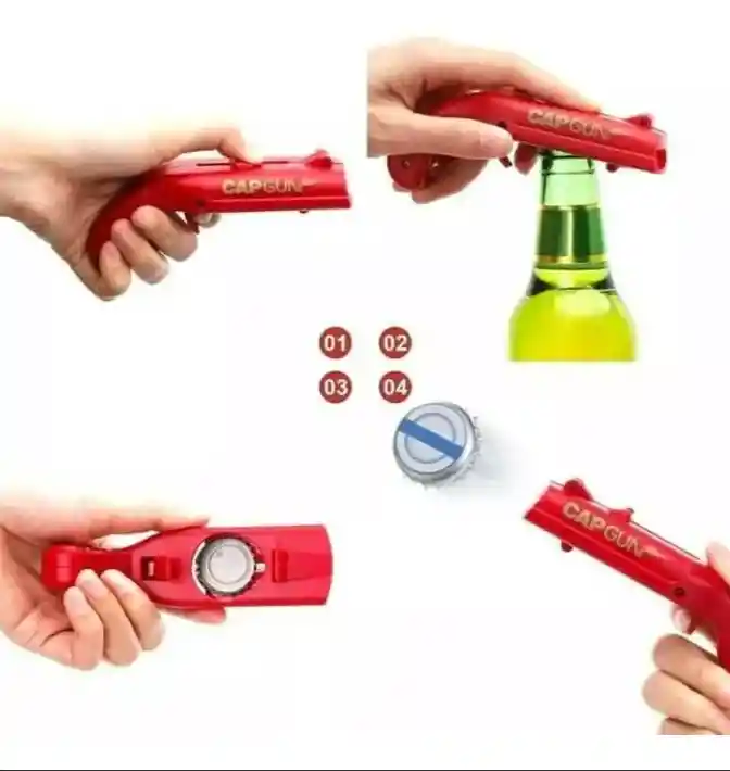 Destapador Pistola Lanza Tapas