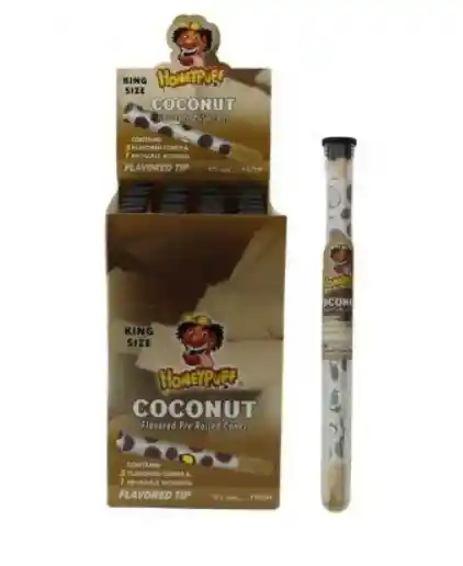 Honey Puff Hemp Cone King Size Coconut