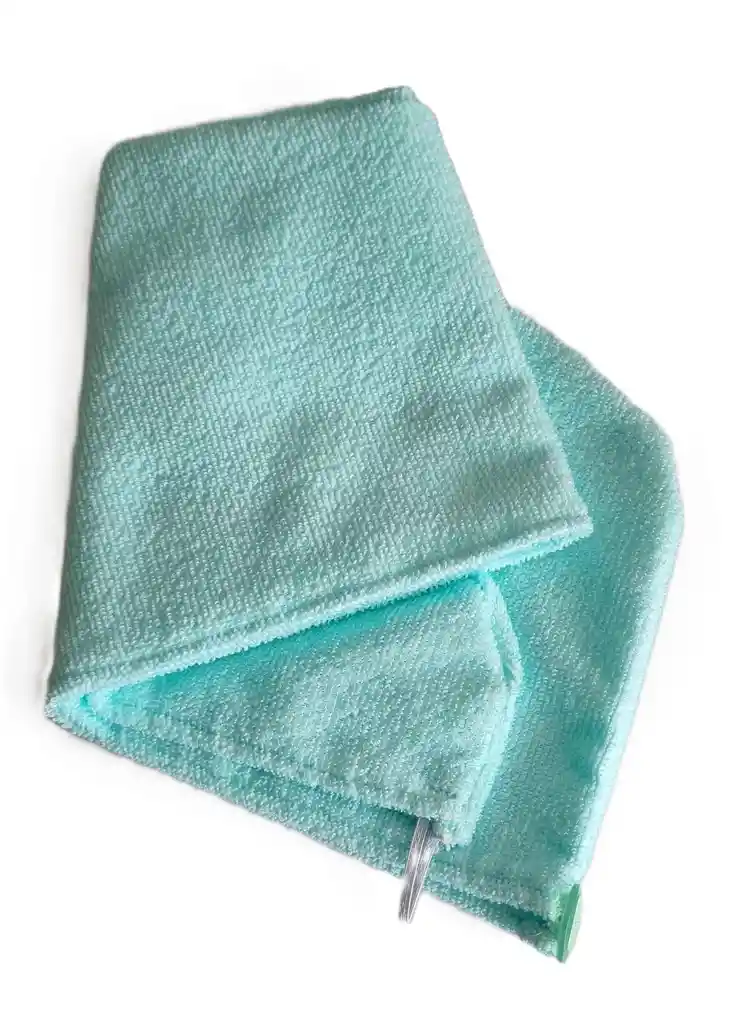 Gorro Toalla De Microfibra Verde Menta
