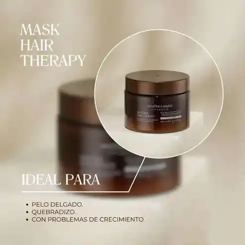 Mascarilla De Nutrición Amazônica Beleza Hair Therapy Mask 300ml